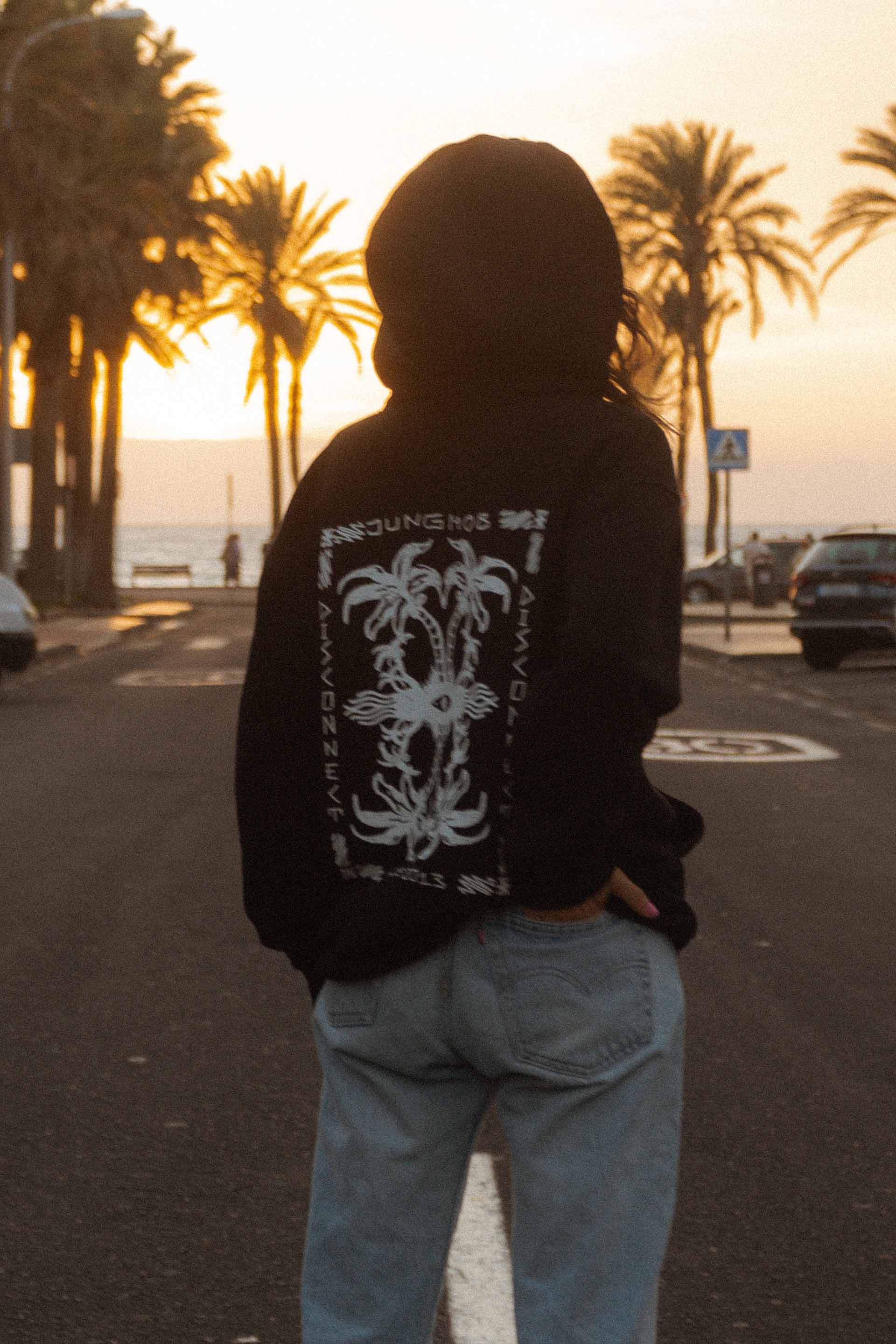 BLUZA UNISEX DISCONNECT BLACK WMN