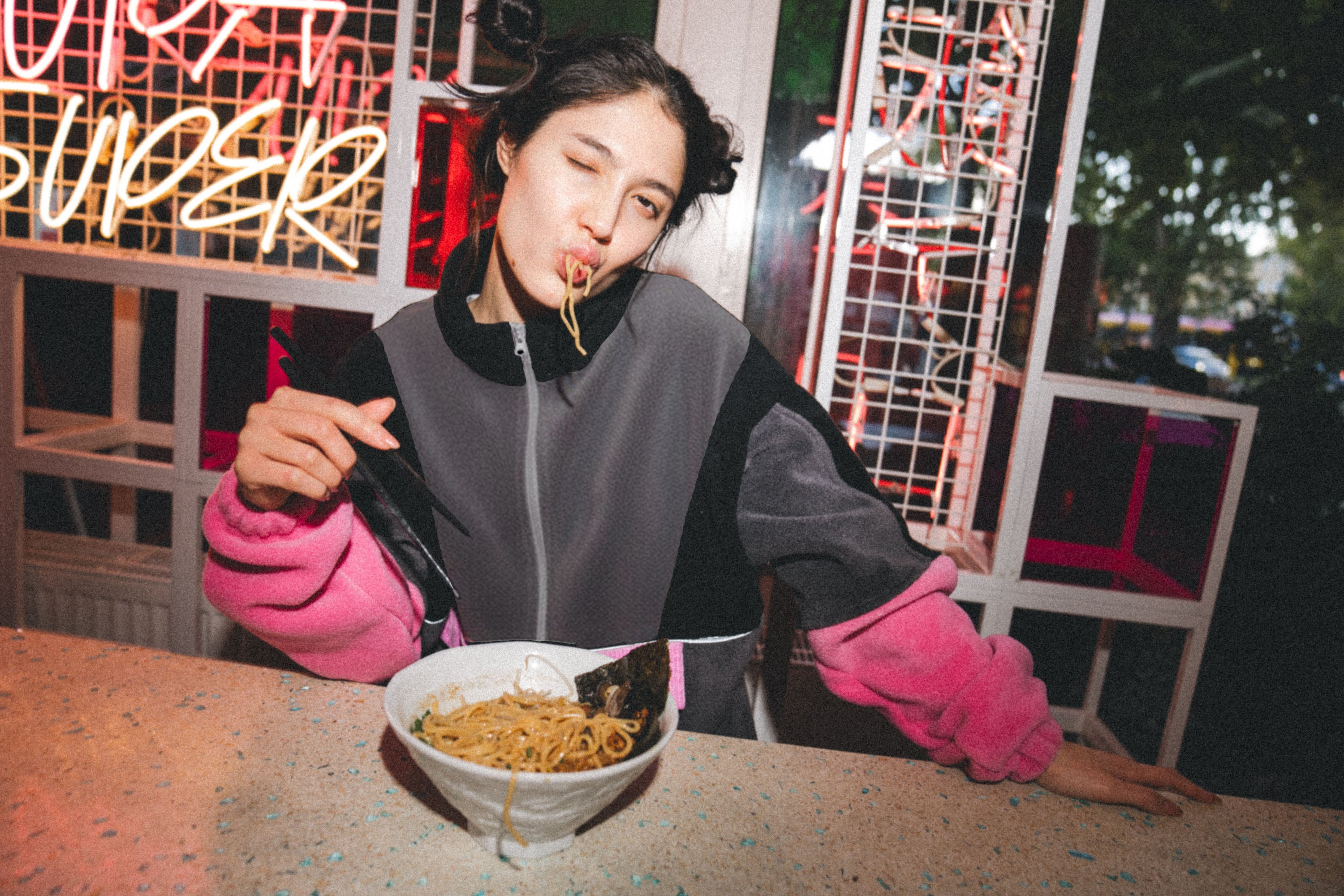 BLUZA POLAR TECHNO RETRO