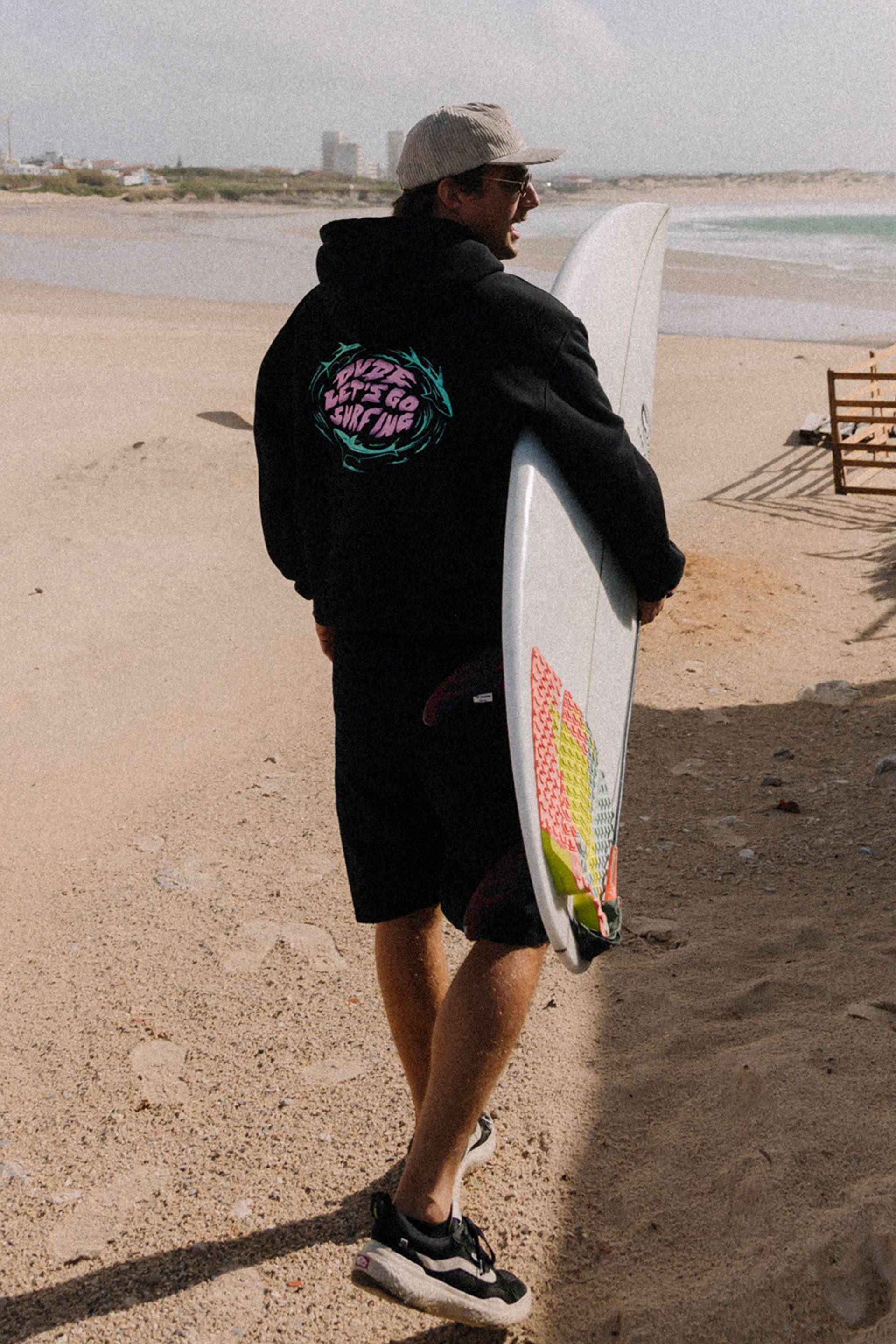 BLUZA DUDE LET'S GO BLACK