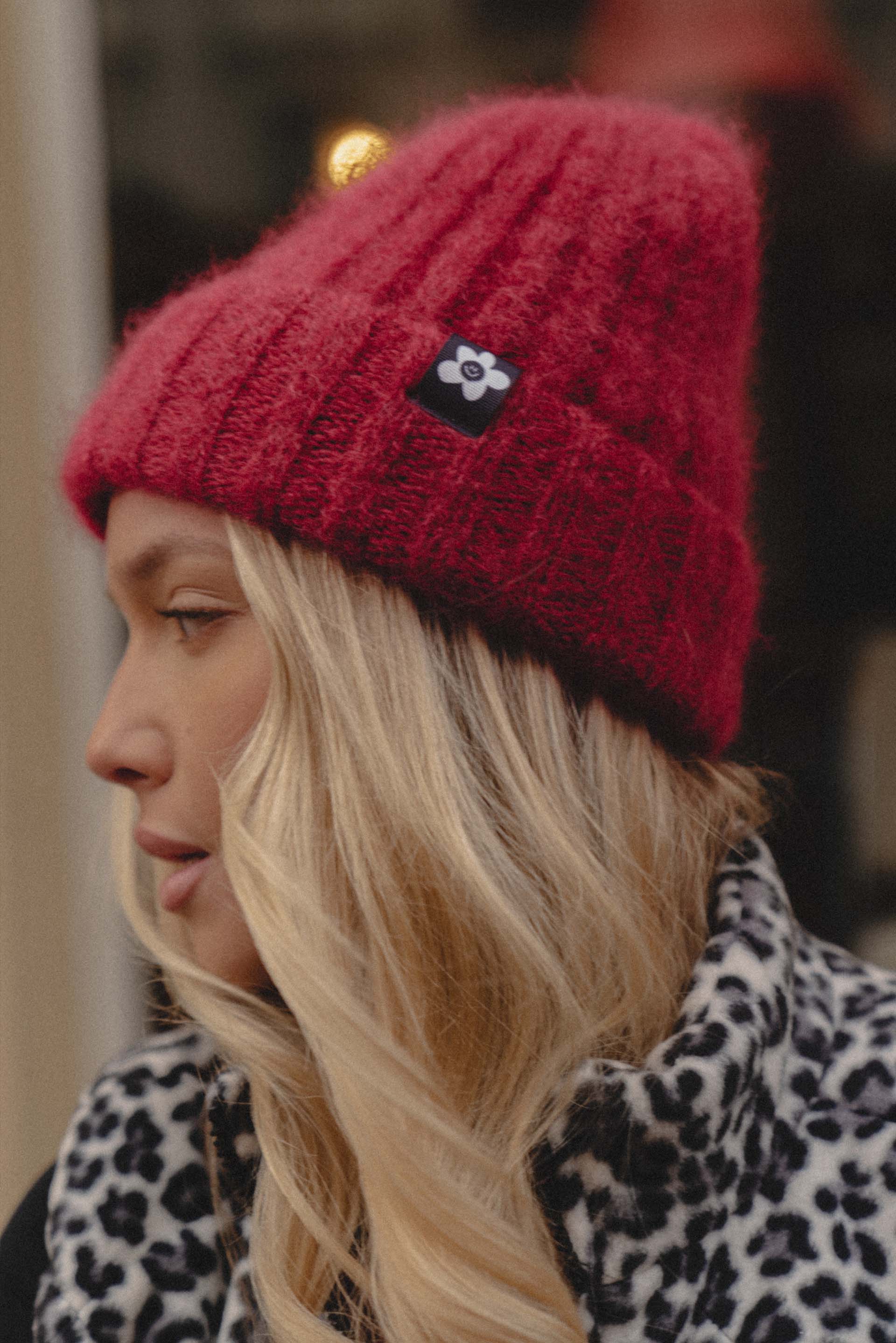 CZAPKA MOHER FLUFFY CHERRY