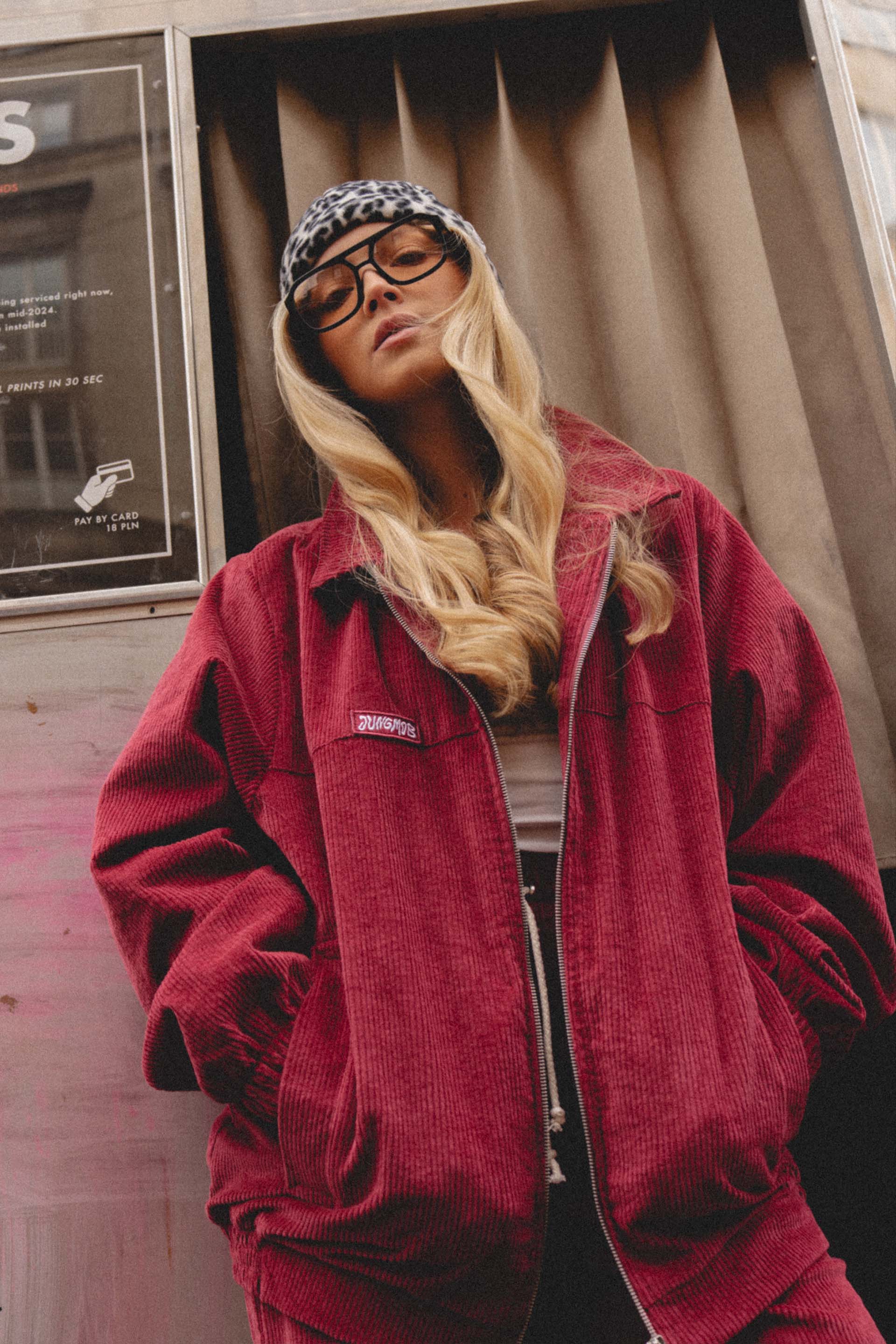 KURTKA RIDE BASEBALL CHERRY