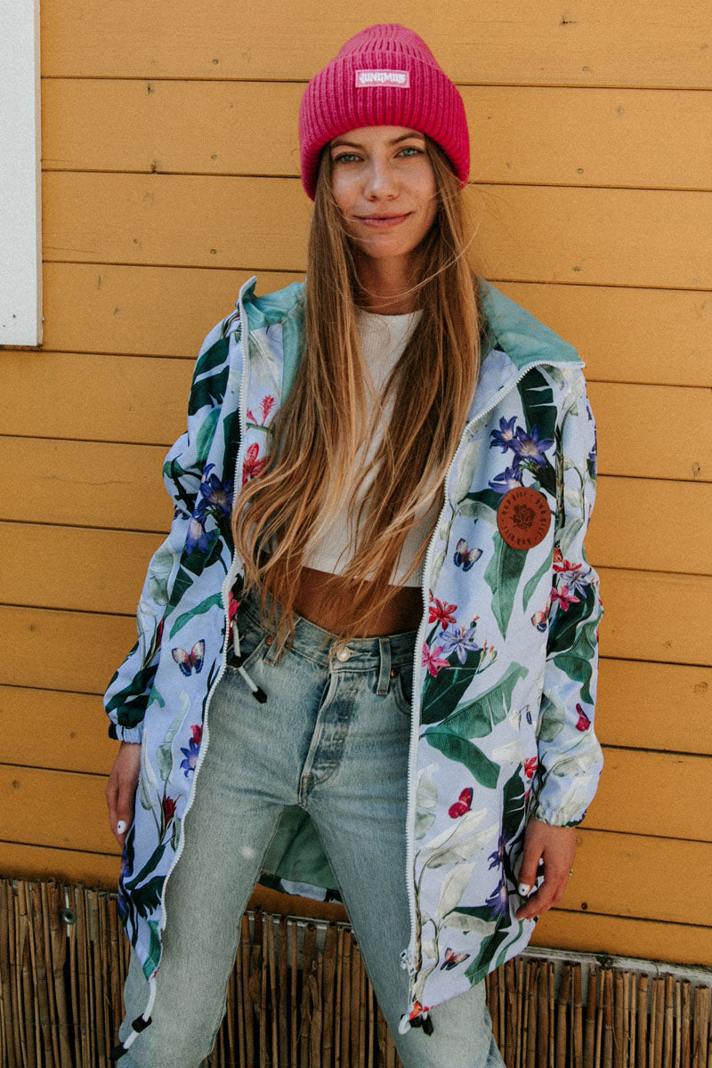 KURTKA BUTTERFLY HOUSE BLUE RAIN