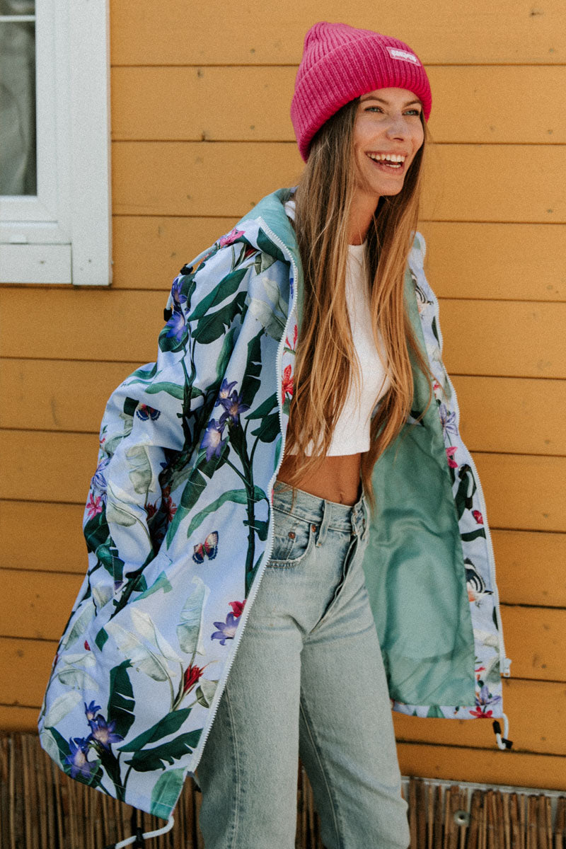 KURTKA BUTTERFLY HOUSE BLUE RAIN