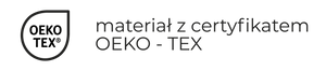 materiał z certyfikatem OEKO - TEX