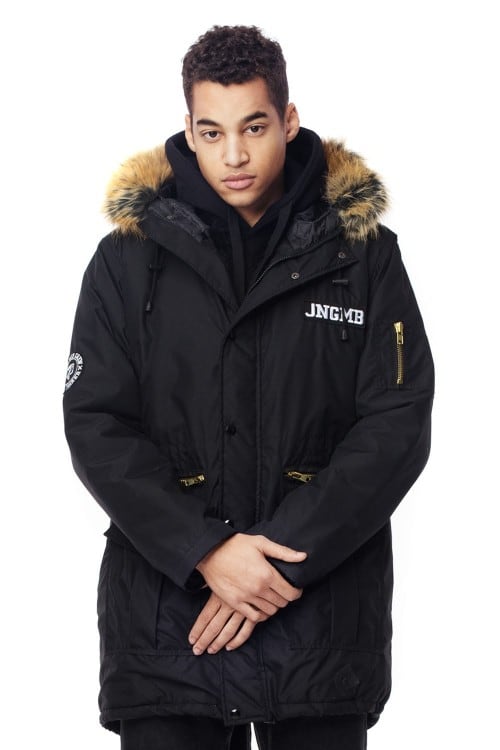 Kurtka Black Fur Men