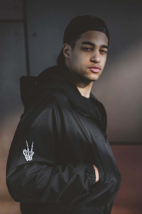 KURTKA SKULL BLACK WINTER