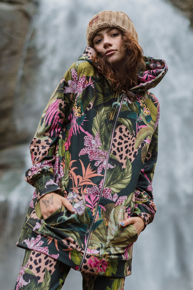 BLUZA WILD ORCHID ZIP