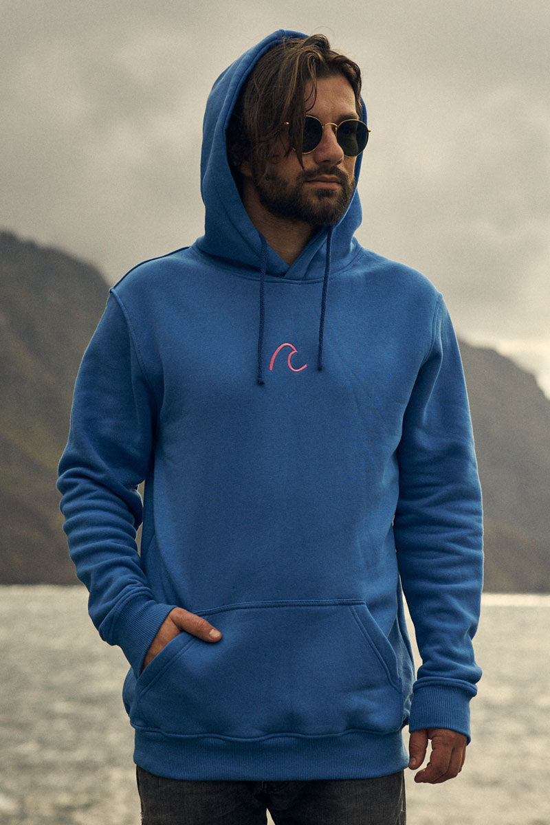 BLUZA WAVE BLUE PINK MEN