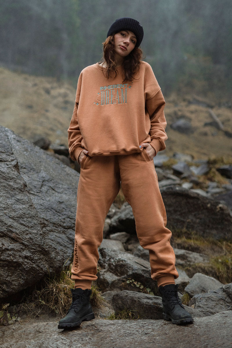 BLUZA CREWNECK INHERENT DREAM CAMEL