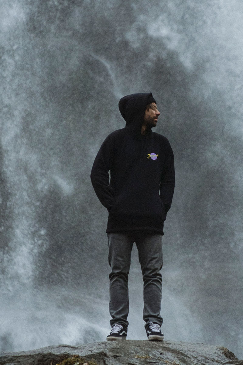 BLUZA ACID FLOWERS PURPLE BLACK SNB