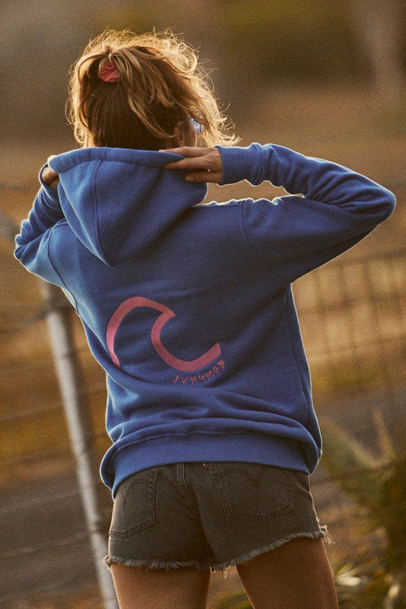 BLUZA WAVE BLUE PINK MEN