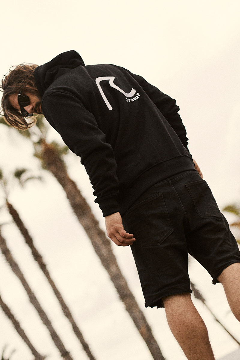 BLUZA WAVE BLACK WHITE