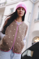 KAMIZELKA DAISY LATTE