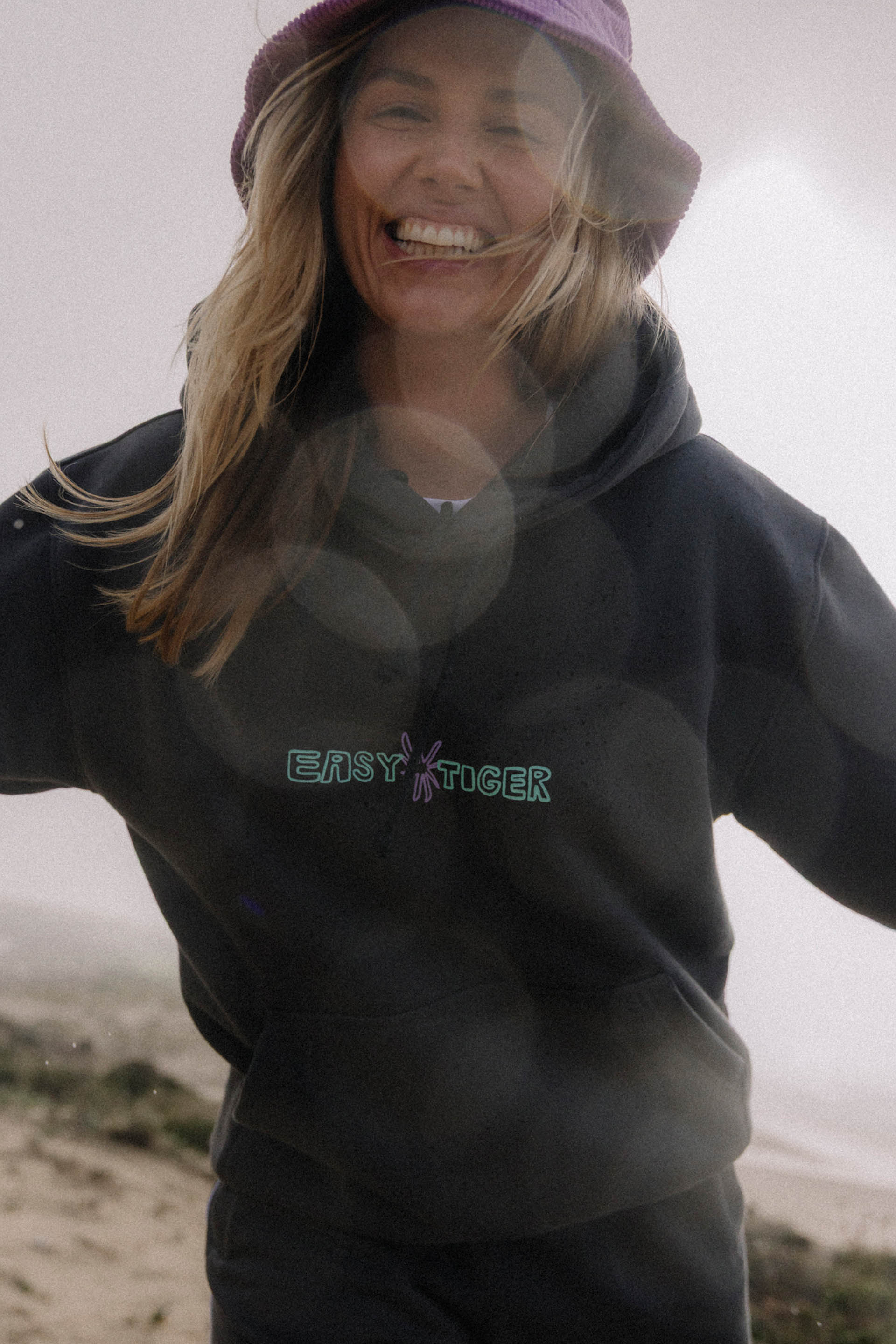 BLUZA EASY TIGER GRAPHITE