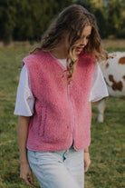 KAMIZELKA MERINO PINK