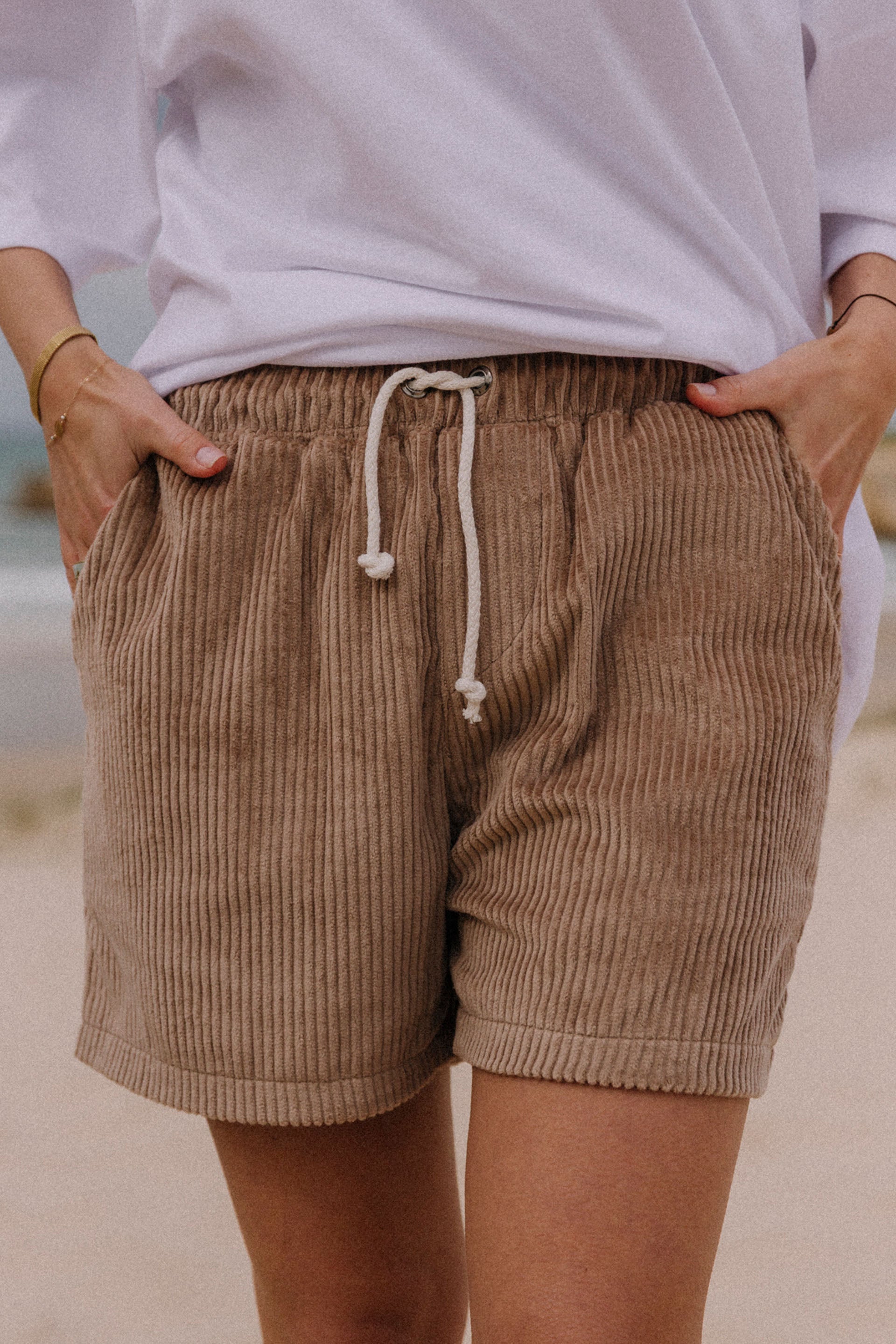 SZORTY DAMSKIE GOZO FLAT WHITE