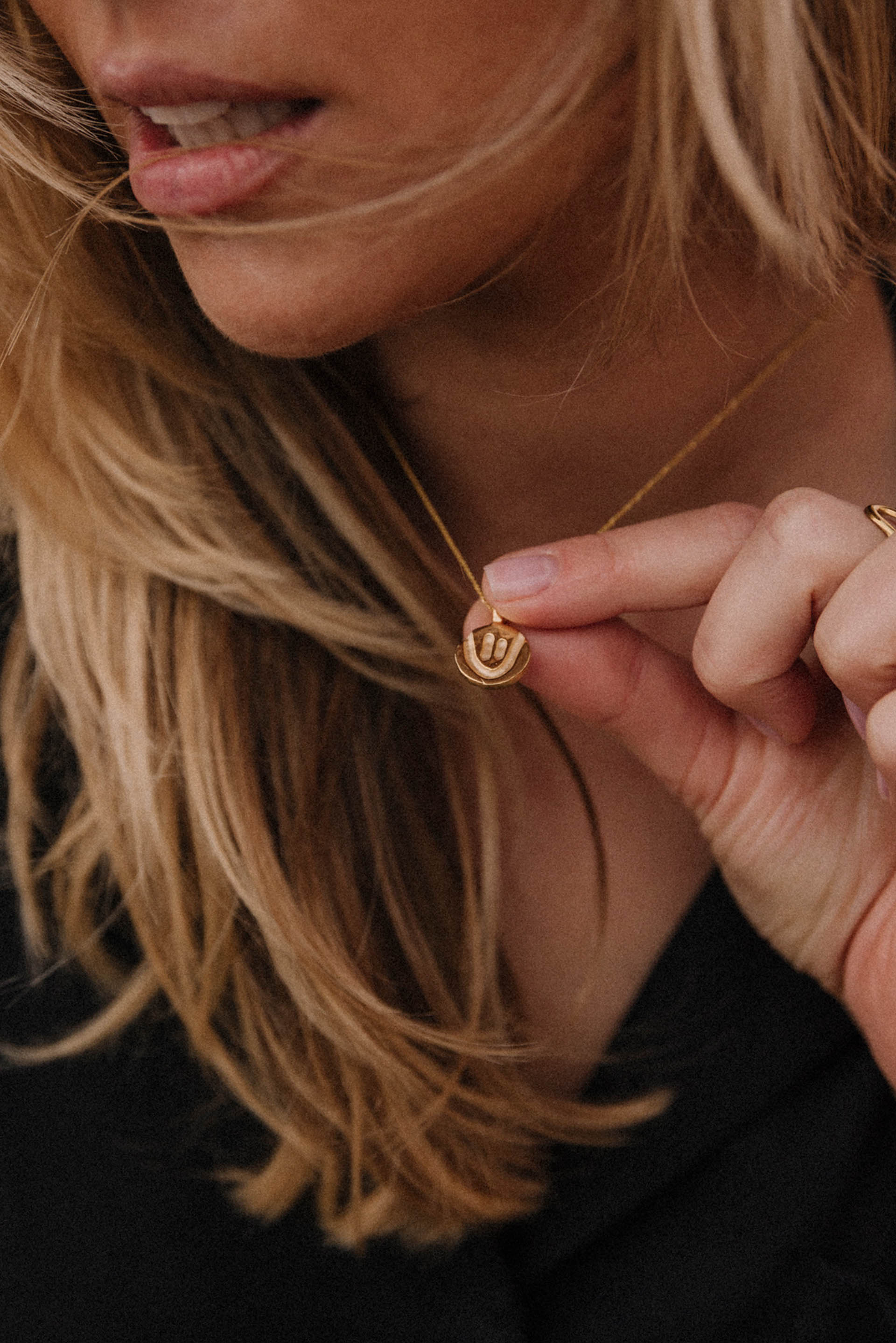 NASZYJNIK SMILE HANDMADE