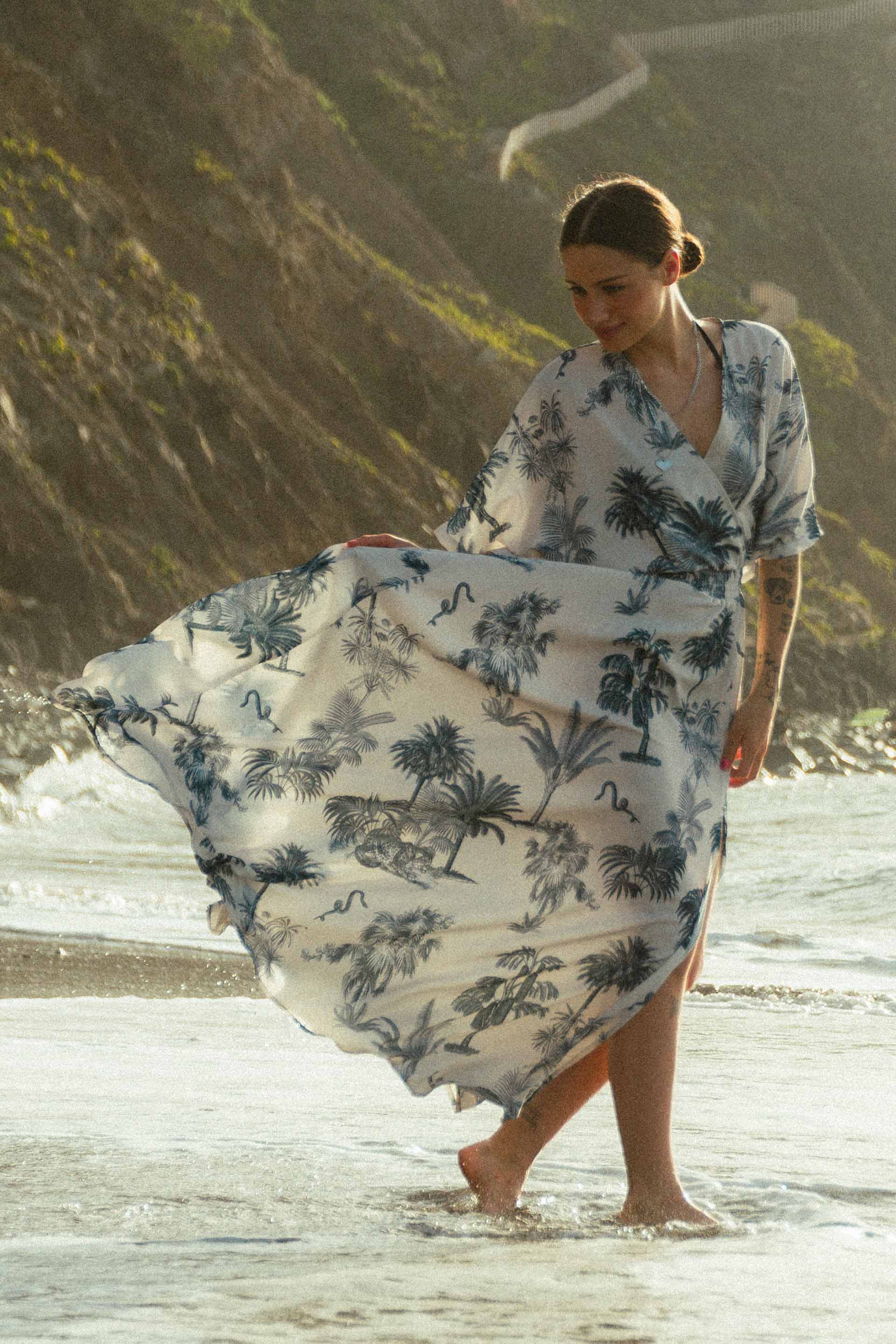 SUKIENKA BALI SAFARI WHITE