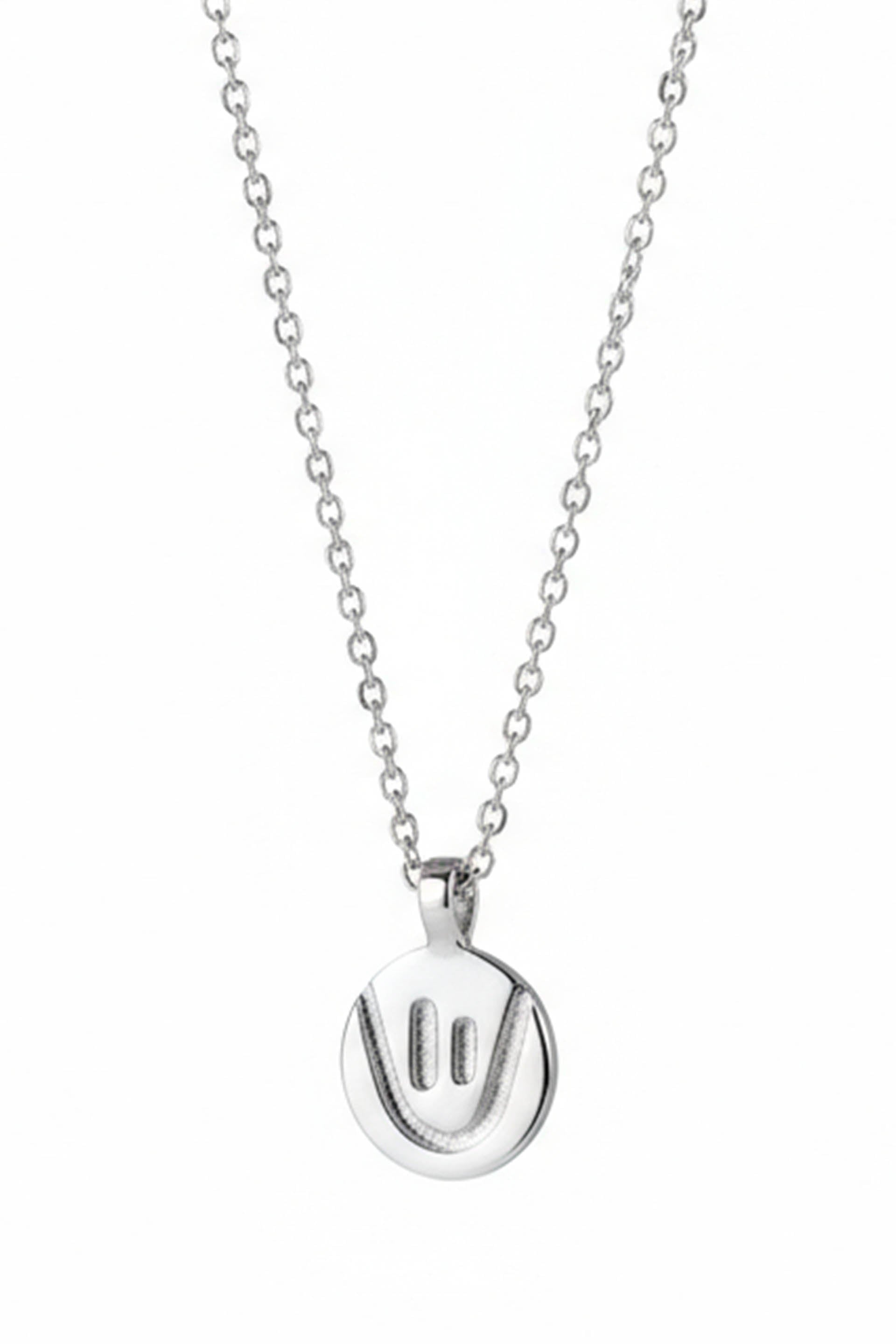 NASZYJNIK SMILE SILVER HANDMADE