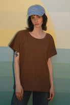 T-SHIRT MOON BROWN