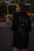 LONGSLEEVE PALM SPRINGS RETRO BLACK WMN