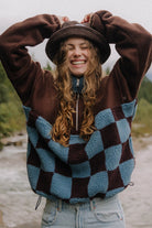 BLUZA POLAR HAZY CHECK