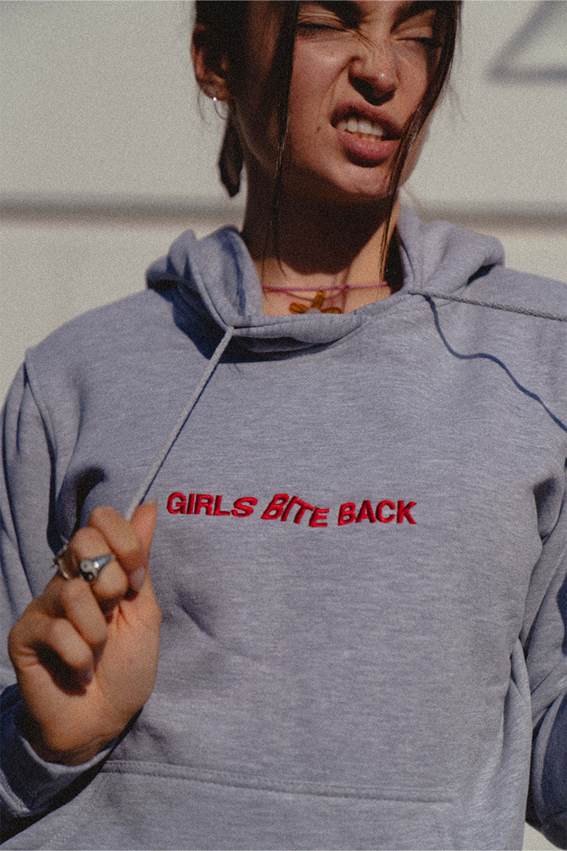 BLUZA GIRLS BITE BACK GREY