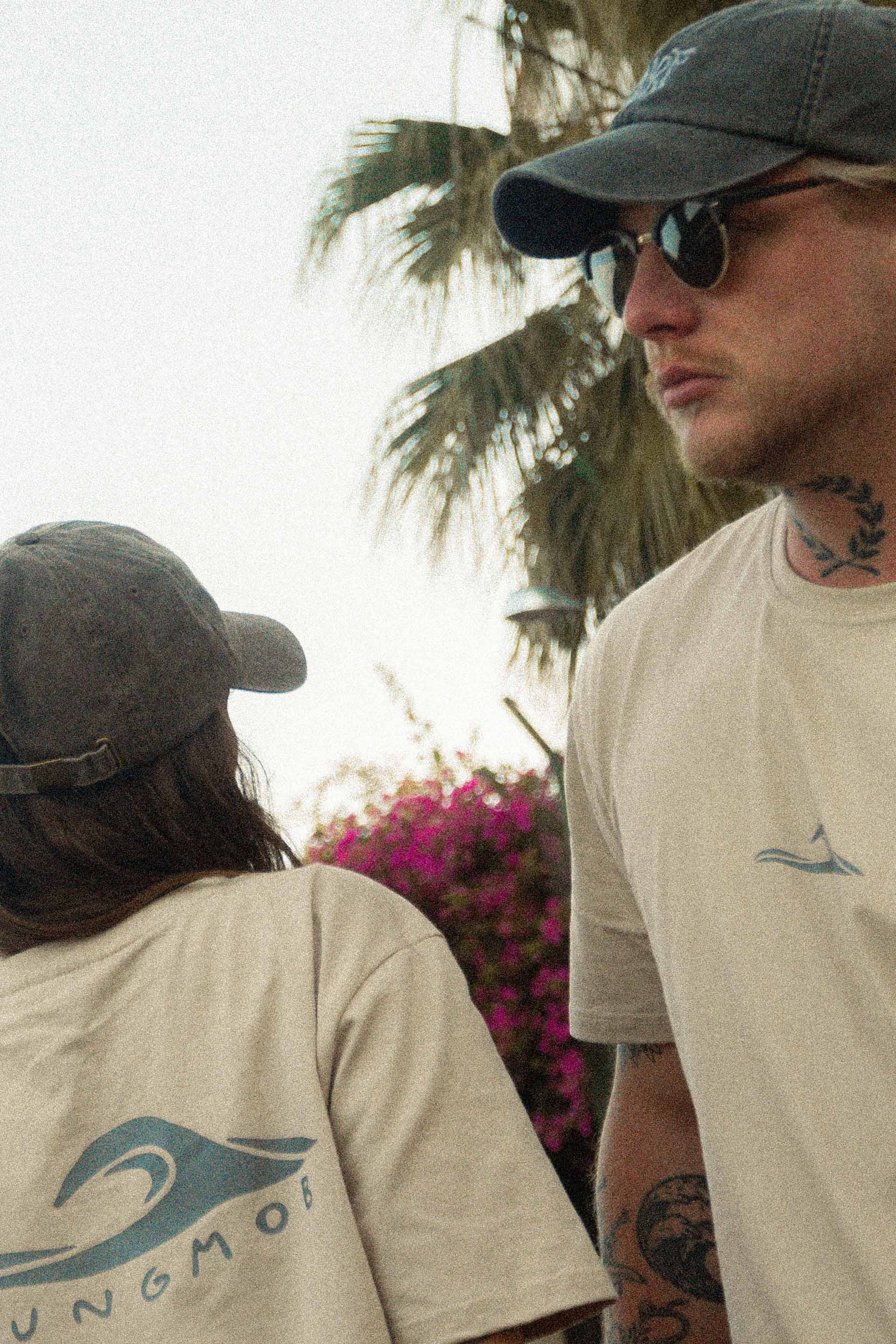 T-SHIRT WAVY JUNGMOB BEIGE MEN