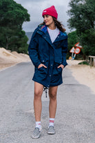 KURTKA NAVY ROWANBERRY PINK RAIN