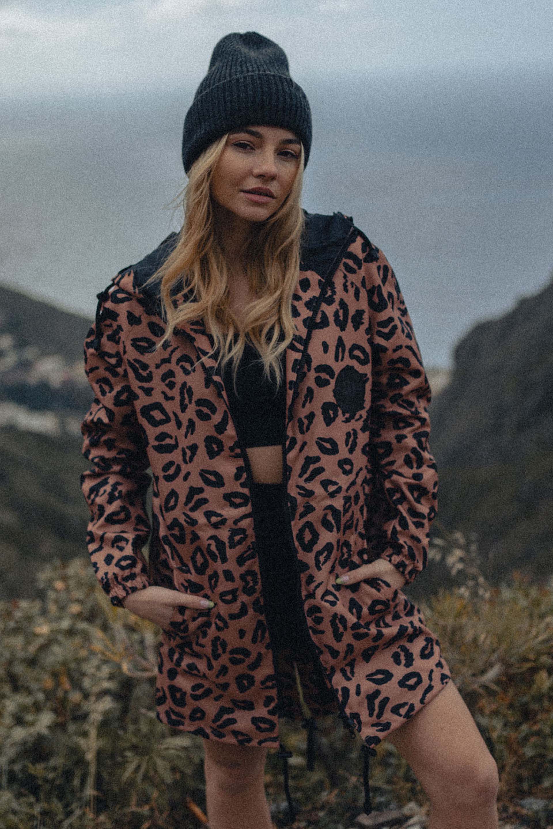 KURTKA PANTHER BROWN RAIN