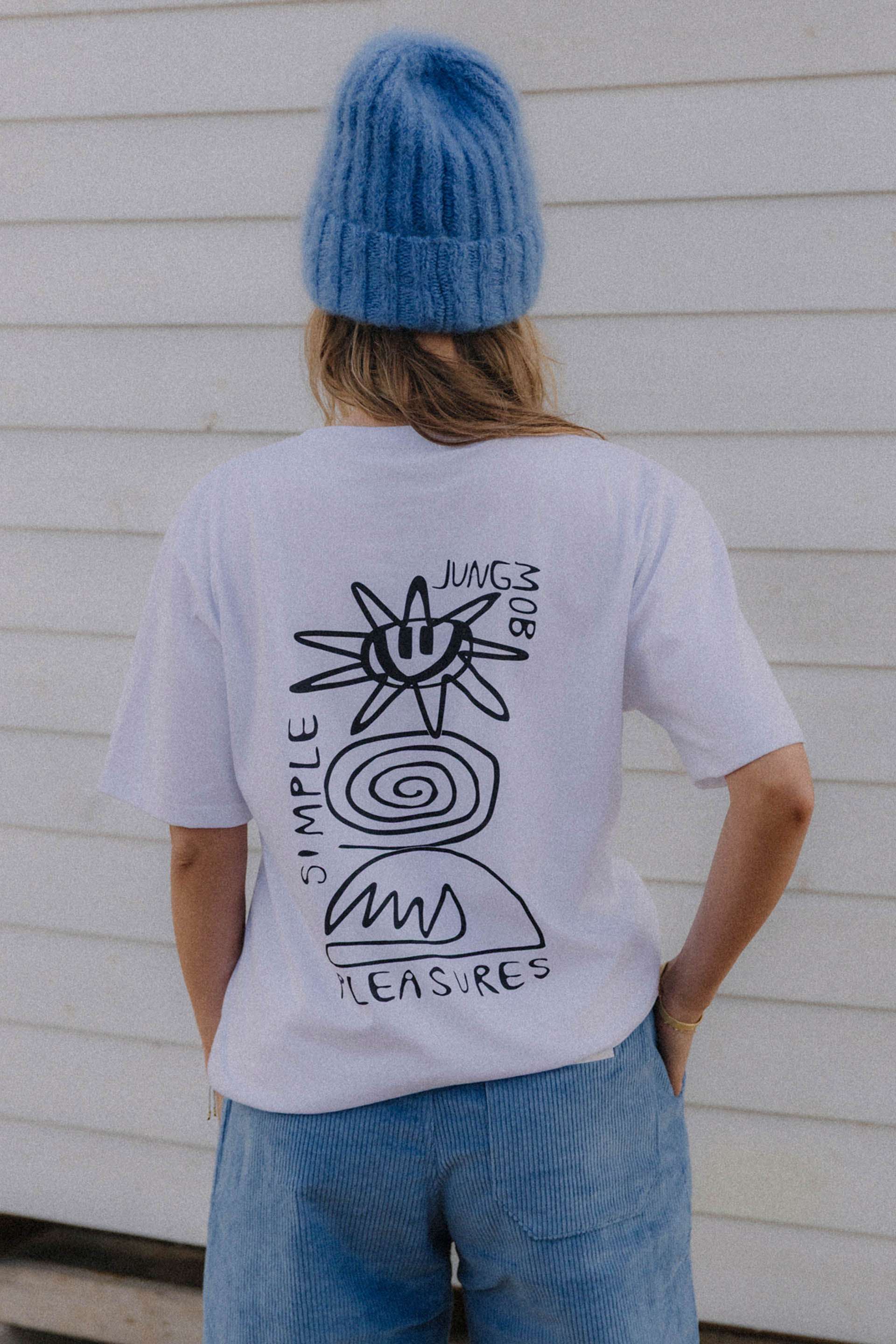 KOSZULKA SIMPLE PLEASURES WHITE