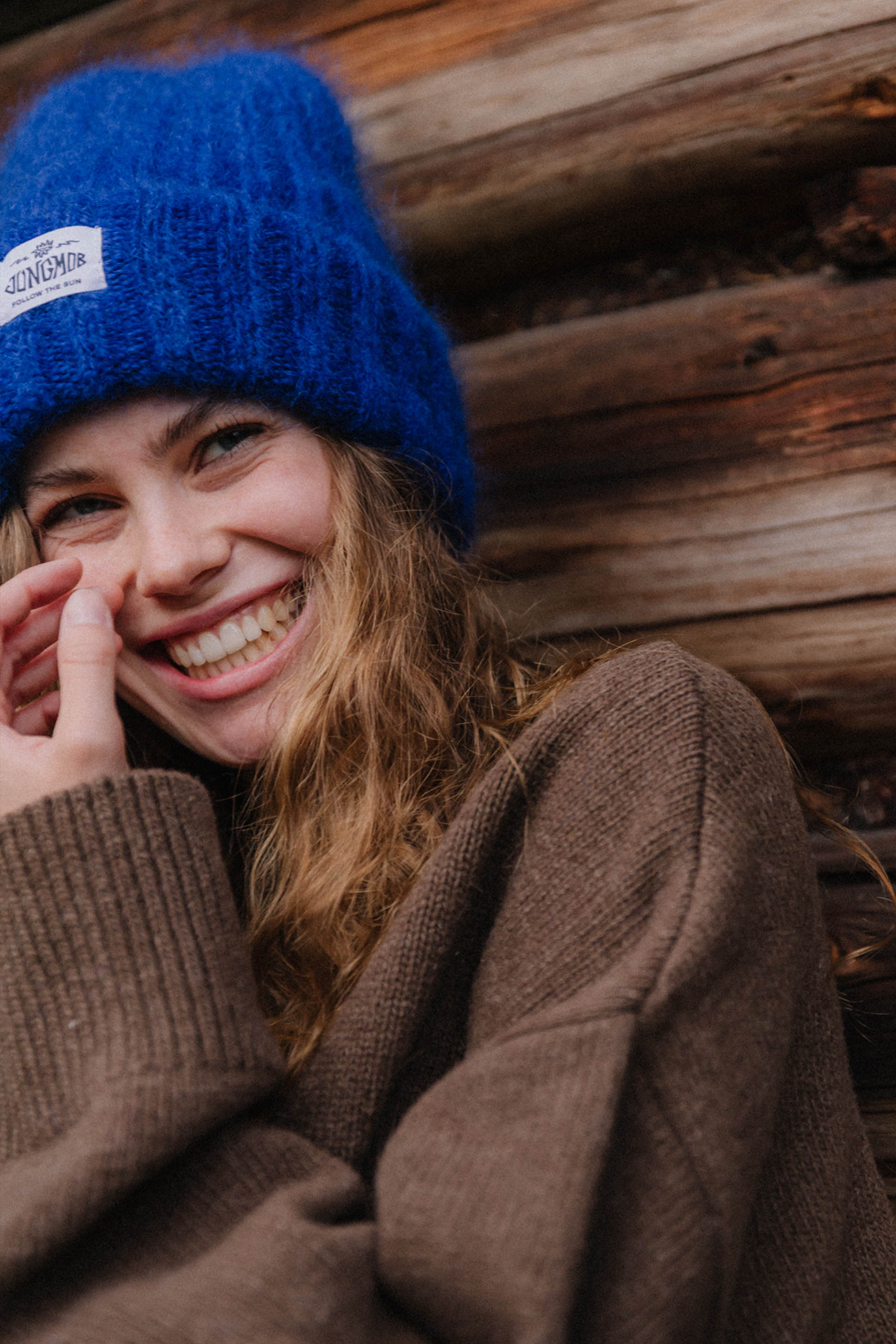 CZAPKA MOHER FLUFFY BLUEBERRY