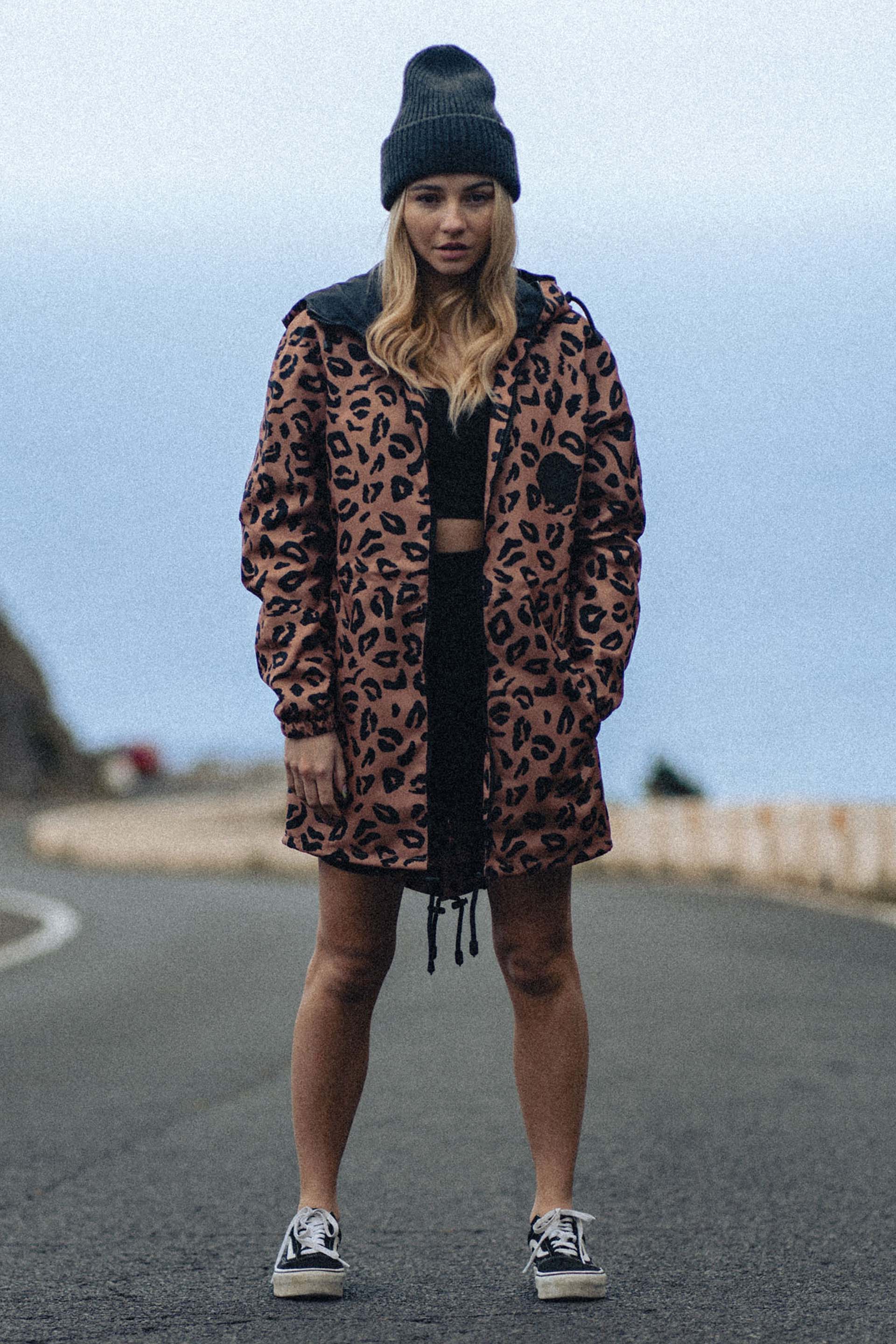 KURTKA PANTHER BROWN RAIN