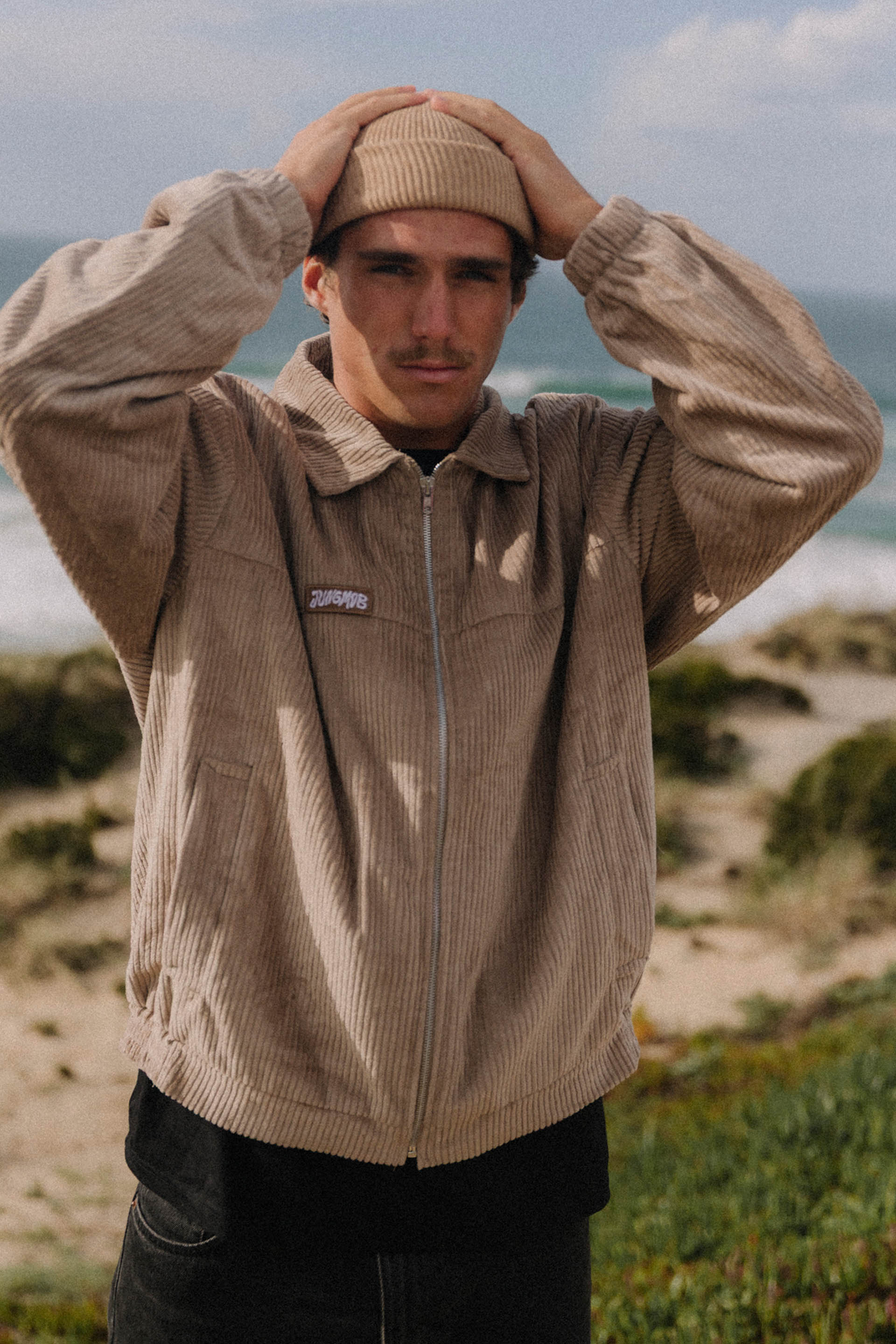 KURTKA RIDE BASEBALL FLAT WHITE MEN