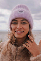 CZAPKA MOHER FLUFFY BERRIES