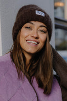 CZAPKA MOHER FLUFFY CHOCO