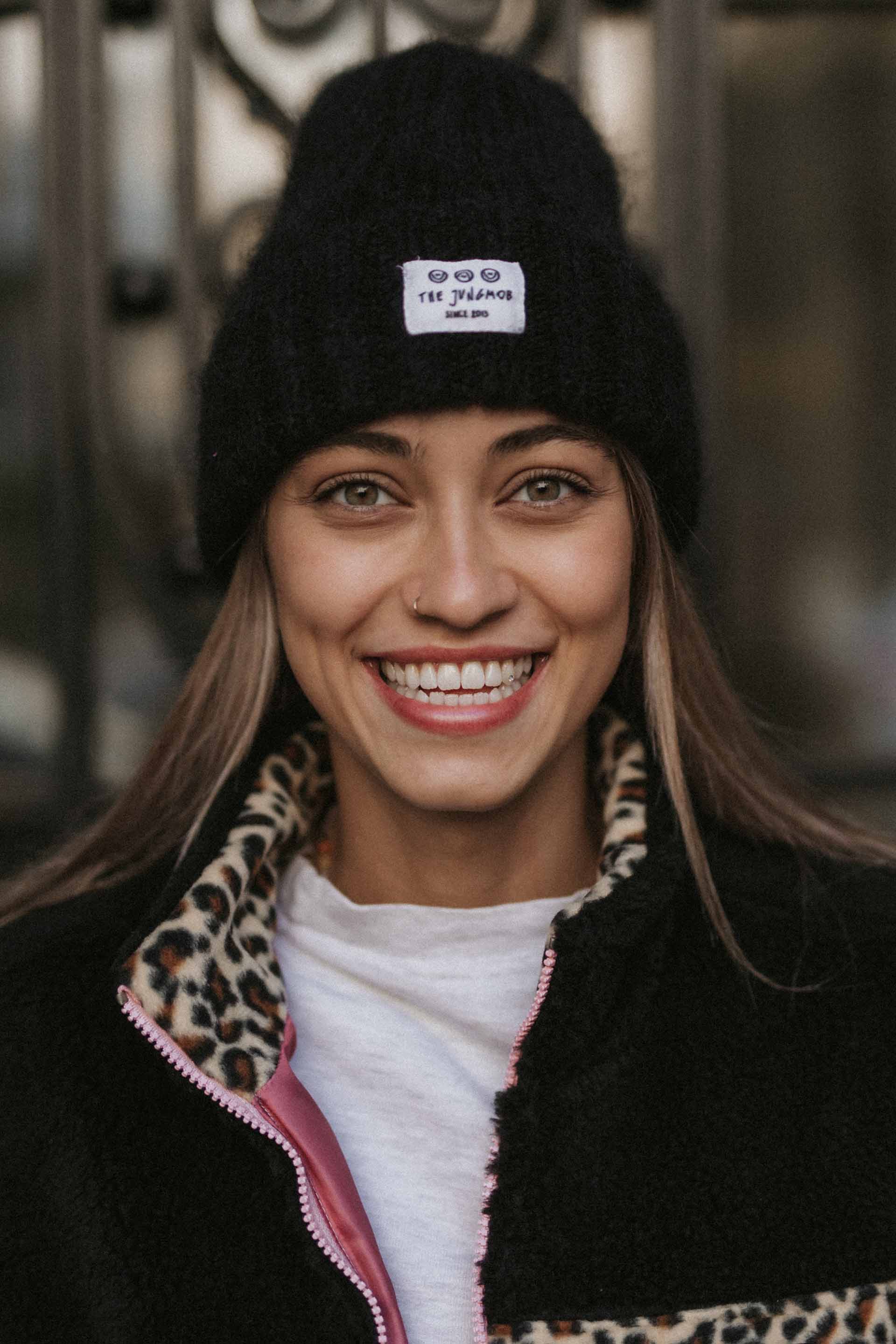 CZAPKA MOHER FLUFFY BLACK