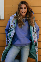 KAMIZELKA BUTTERFLY HOUSE BLUE LONG