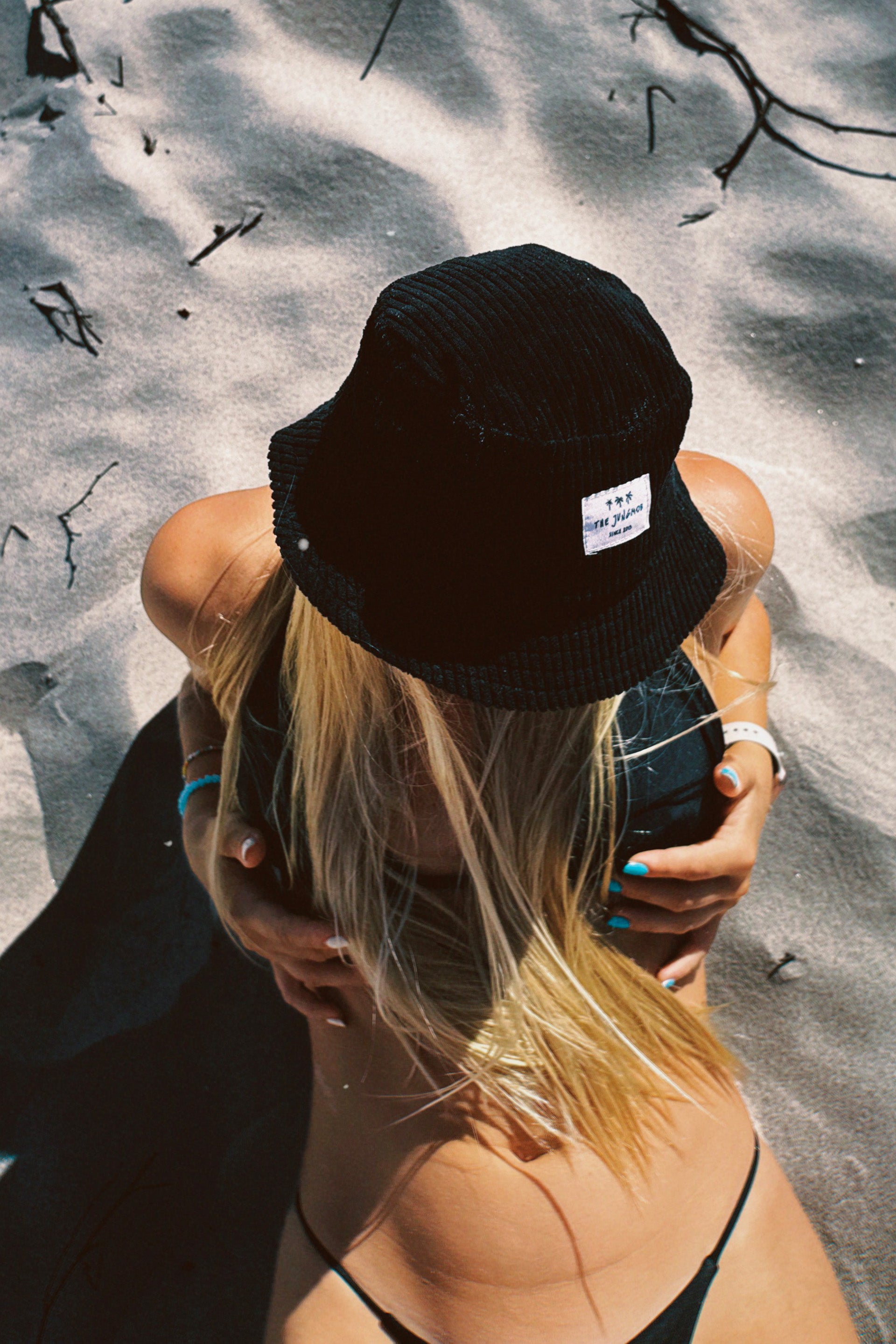 Kapelusz LUCKY BLACK BUCKET