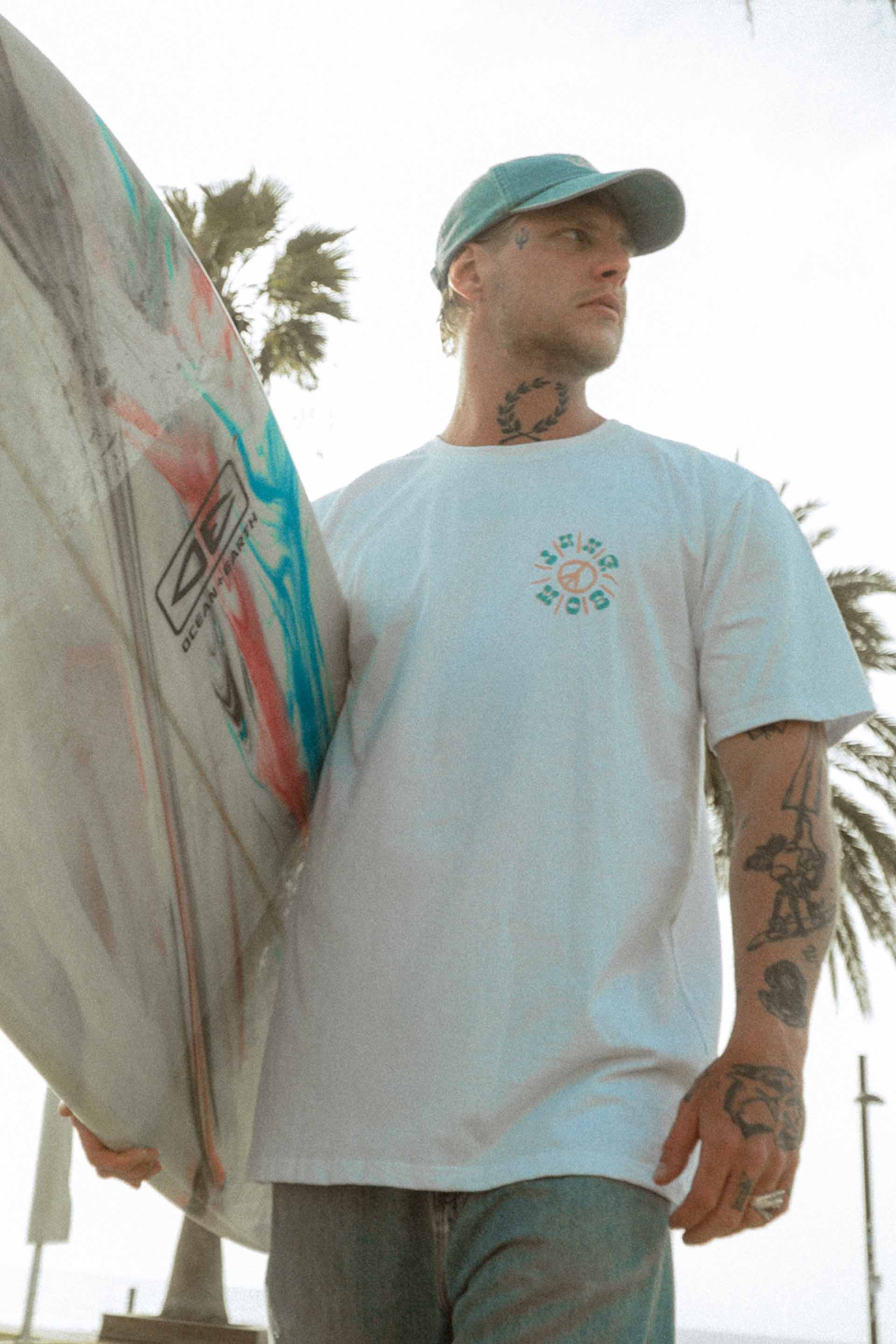T-SHIRT PEACE JUNGMOB WHITE MEN