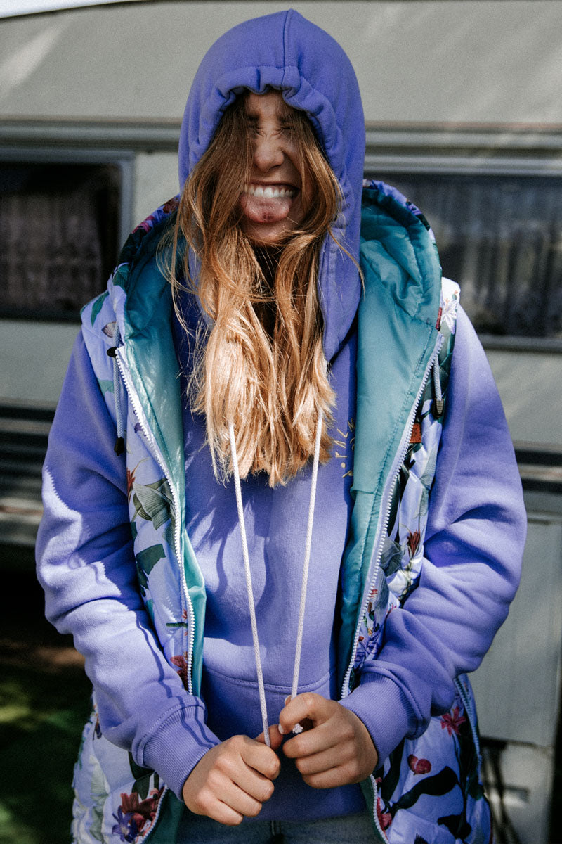 KAMIZELKA BUTTERFLY HOUSE BLUE LONG