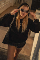 BLUZA PALM SPRING BLACK WMN