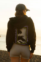 BLUZA UNISEX PEACE JUNGMOB BLACK WMN