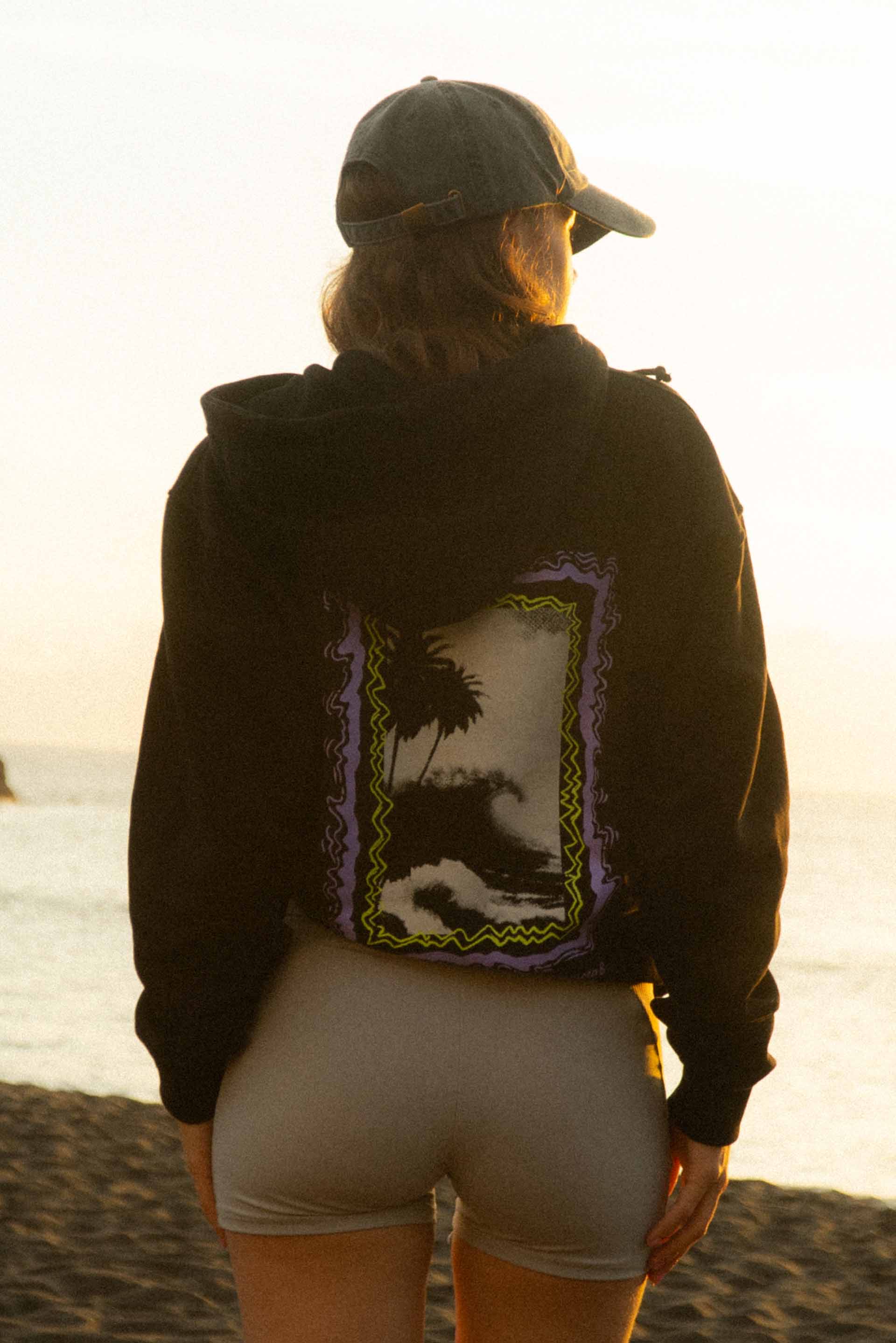 BLUZA UNISEX PEACE JUNGMOB BLACK WMN