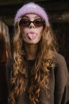 CZAPKA ALPAKA MELTY LAVENDER