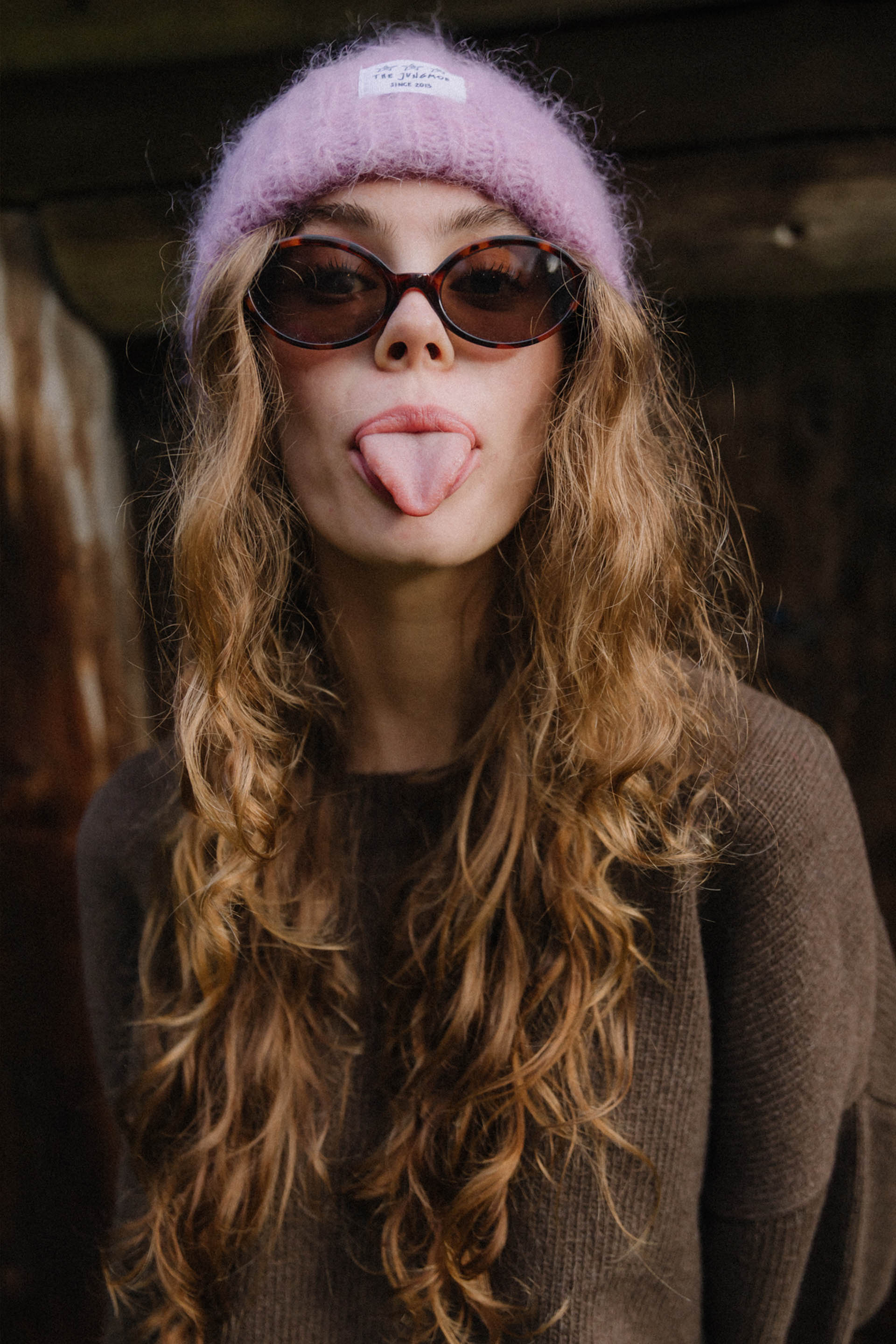 CZAPKA ALPAKA MELTY LAVENDER