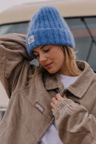 CZAPKA MOHER FLUFFY BLUE SKY