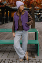 KAMIZELKA MERINO PURPLE HAZE