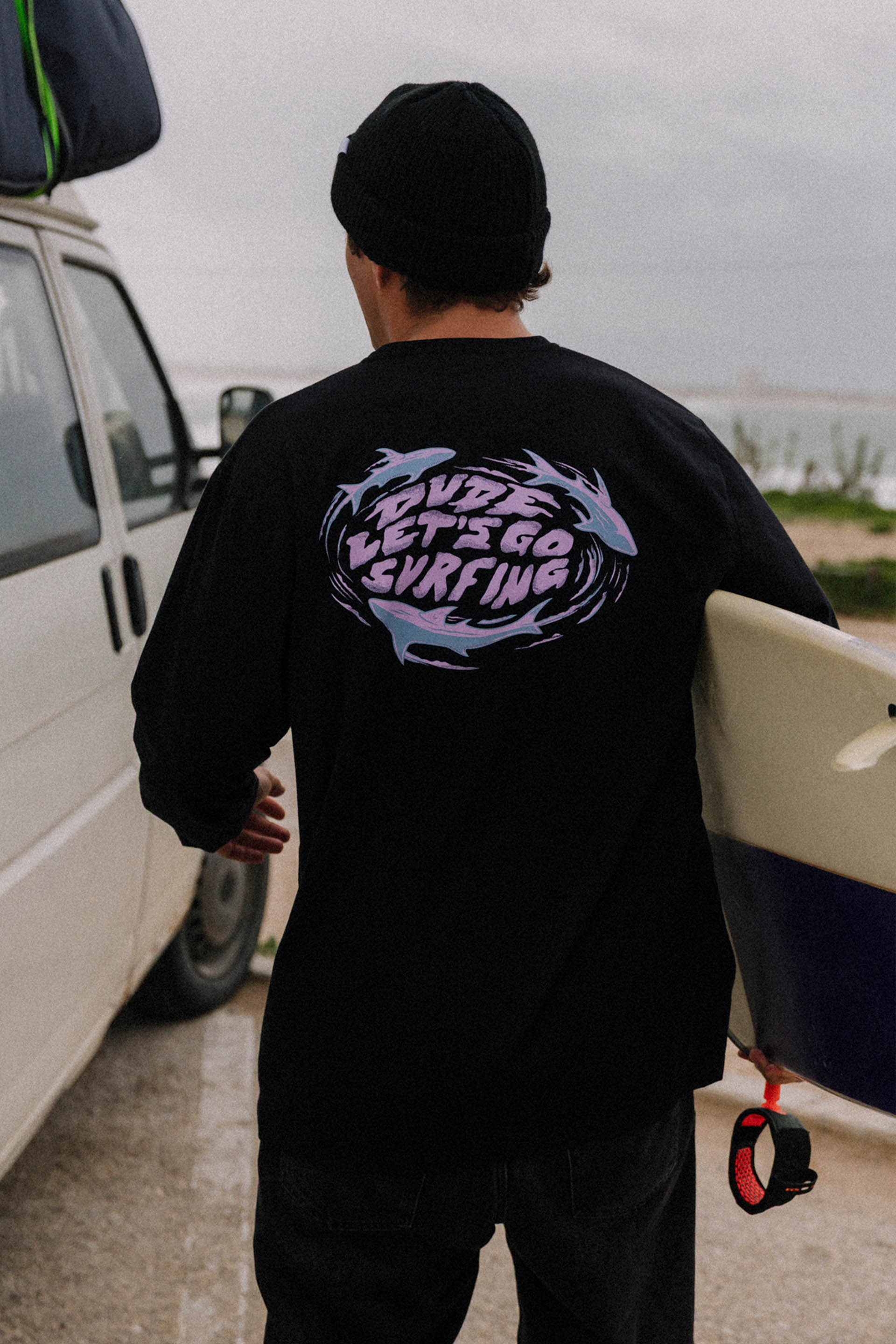 LONGSLEEVE DUDE LET'S GO SURFING