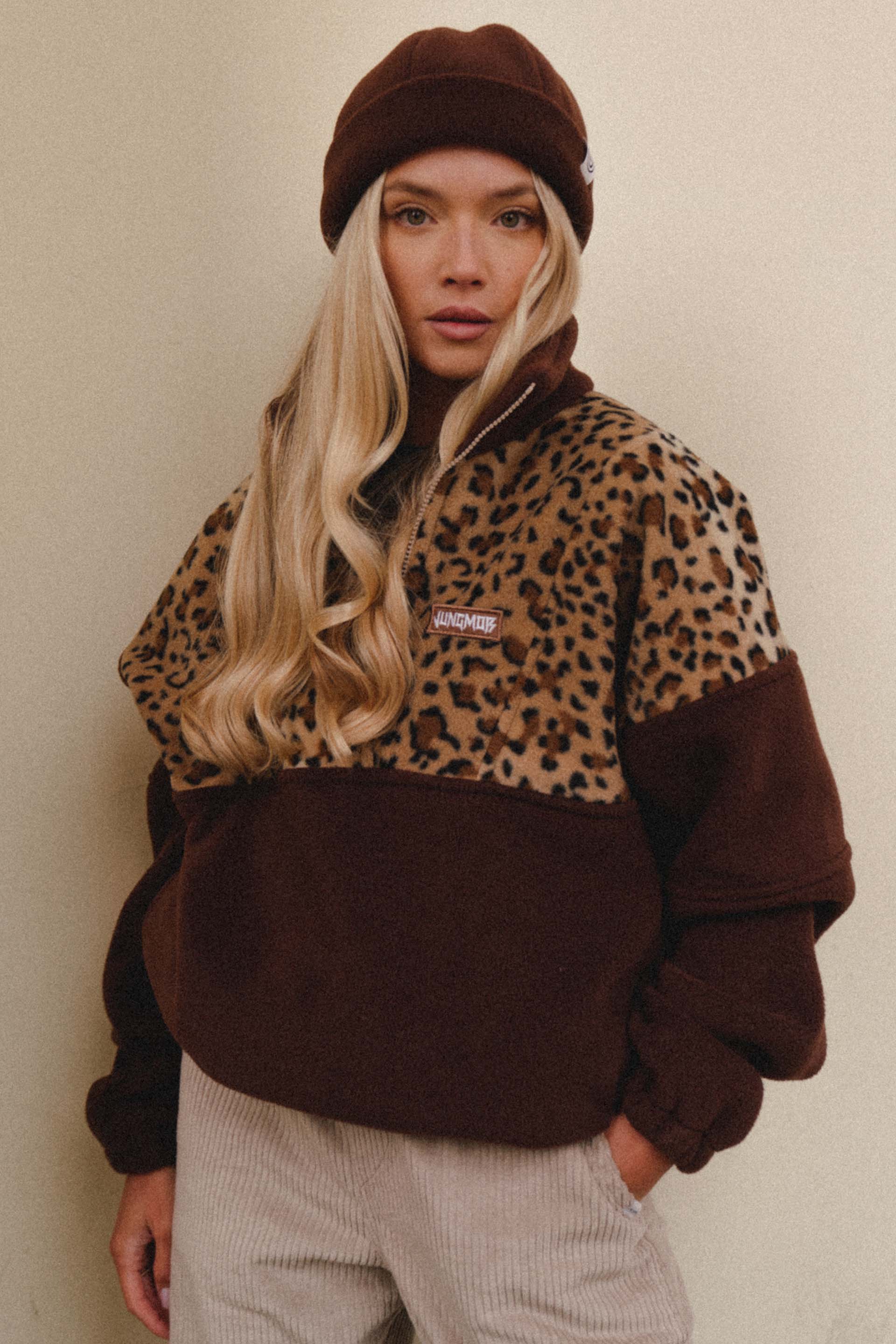 BLUZA POLAR CHOCO PANTHER